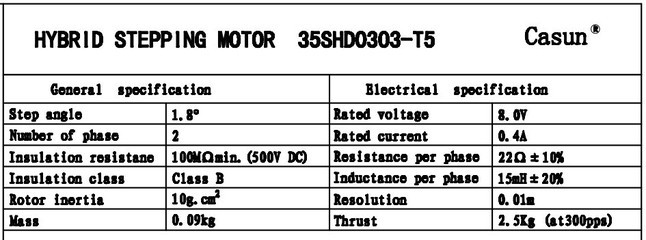 微型电动机领域的精工之选 福得步进电机 35SHD0303T5